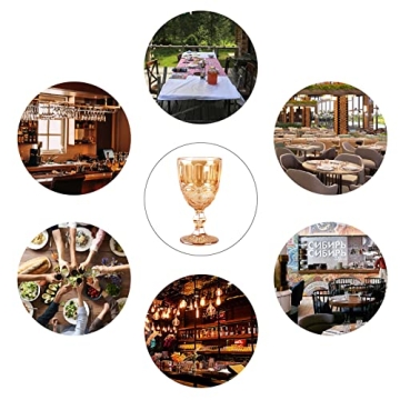 Elegant Vintage Wine Glasses Set of 6 for Any Occasion