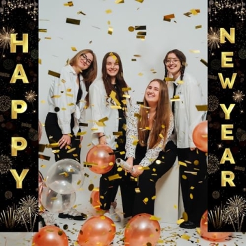 HOMDAILY Happy New Years Decorations 2025 for Festive Celebrations