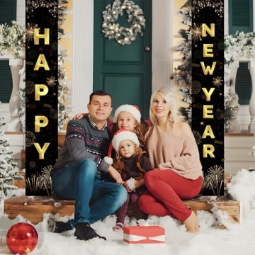 HOMDAILY Happy New Years Decorations 2025 for Festive Celebrations