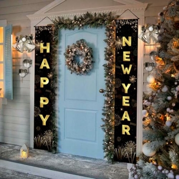 HOMDAILY Happy New Years Decorations 2025 for Festive Celebrations