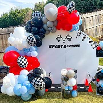 Henviro Red Latex Different Size Balloons -139PCS 18/12/10/5 Inches for Balloon Arch Garland Kit. For Birthdays, Baby Shower, Graduation, Wedding, gender reveal, Bachelorette Parties Decorations