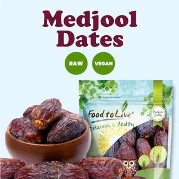 Medjool Dates, 2 Pounds — Non-GMO Verified, Raw, Vegan, Sirtfood