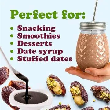 Medjool Dates, 2 Pounds — Non-GMO Verified, Raw, Vegan, Sirtfood