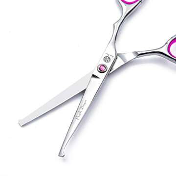 6.0 inch Professional Kids Saftey Round Head Hair Cutting Scissors/Shears for Young Mother or Professional Hairdresser