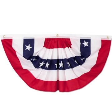 Vibrant 4th of July Decorations - American Flag Banner 1.5 x 3 FT