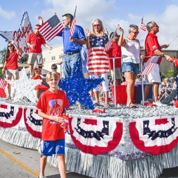 4th of July American Flag Banner for Easy Outdoor Decor