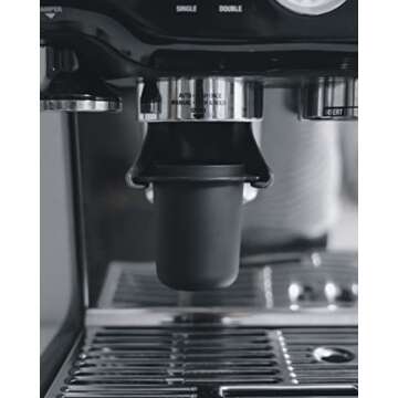 Normcore 53.3mm Portafilter Dosing Cup - 304 Stainless Steel - Matte Black - Non-stick coating Fits Breville Barista Express and 54mm Breville Machines