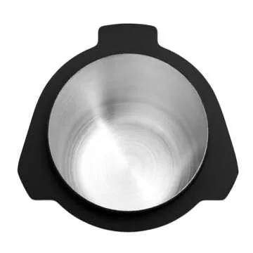 Normcore 53.3mm Portafilter Dosing Cup - 304 Stainless Steel - Matte Black - Non-stick coating Fits Breville Barista Express and 54mm Breville Machines