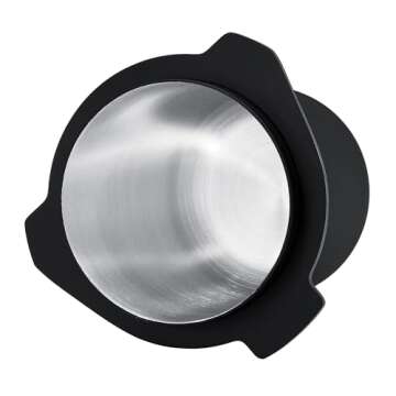 Normcore 53.3mm Portafilter Dosing Cup - 304 Stainless Steel - Matte Black - Non-stick coating Fits Breville Barista Express and 54mm Breville Machines