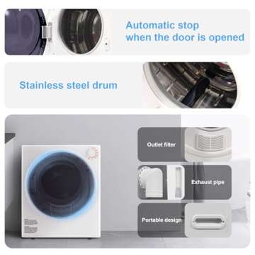 Elevon 800W Portable Clothes Dryer for Apartments & RVs