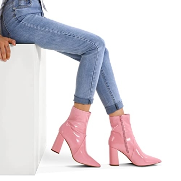 mysoft Women's GoGo Boots - Stylish Chunky Heels for Every Occasion