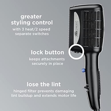 3-in-1 INFINITIPRO Hair Dryer with Ceramic Tech