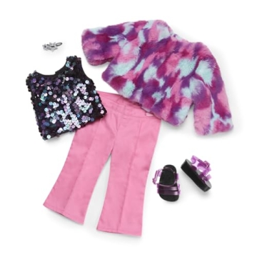 Stunning Kavi Sharma Performance Outfit for American Girl Dolls - 6 Pieces