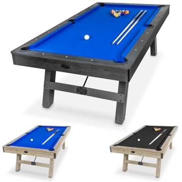 GoSports 8 ft Pool Table - Modern Billiards Table with Accessories
