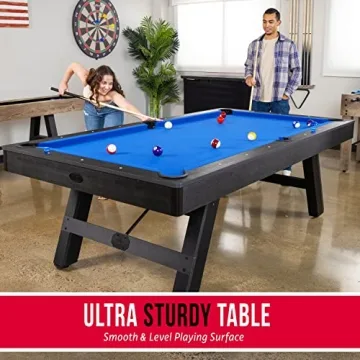 GoSports 8 ft Pool Table for Modern Game Rooms