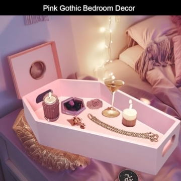 Pink Coffin Tray Unique Gothic Decor for Every Occasion