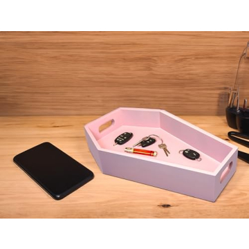 Pink Coffin Tray Unique Gothic Decor for Every Occasion
