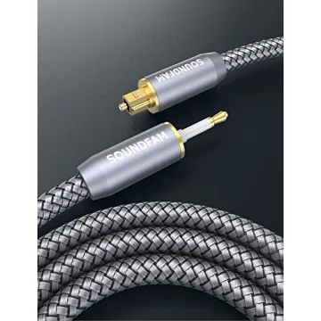 Toslink to Mini Toslink Optical Audio Cable - 10ft