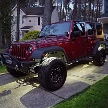 6 Pods LED Rock Lights, Ampper Waterproof LED Neon Underglow Light for Car Truck ATV UTV SUV Offroad...