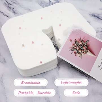 Luriseminger Disposable Face Cradle Covers–Medical-Grade, SPA Face Rest Covers Headrest Covers for...
