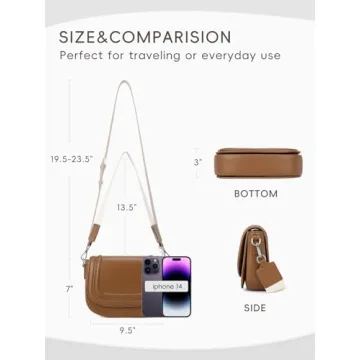 CLUCI Small Purses for Women Elegant Vegan Leather Crossbody