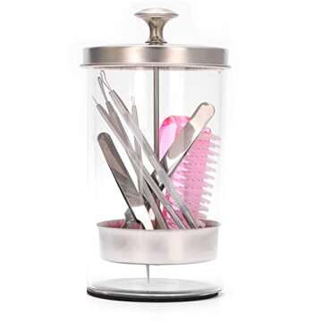 Unbreakable Disinfectant Jar for Salon and Spa Tools