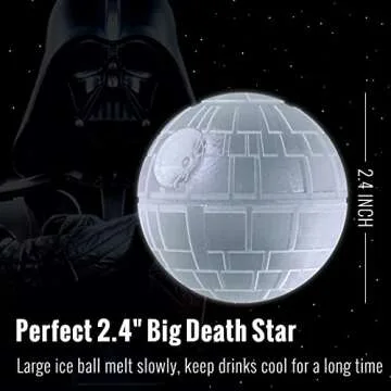 Star Wars Death Star Ice Cube Mold for Whiskey and Cocktails