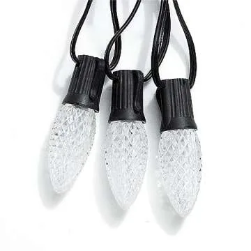 Meconard C9 LED Christmas Light Bulbs - 25 Pack Energy Efficient