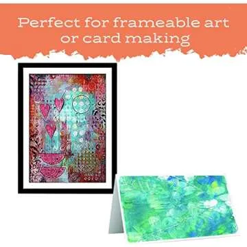 Gel Press Monoprinting Print Plates – 8” X 10” + 5” X 7” Gel Plate Value Pack - Gelli Plat...