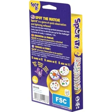 Zygomatic Spot It! Classic Card Game - Family Fun for All Ages