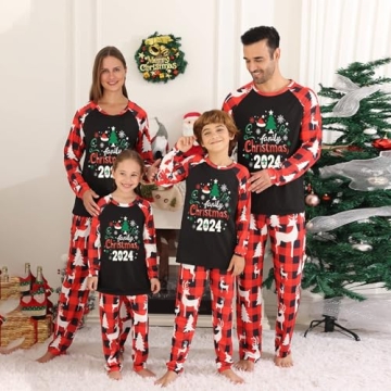 Matching Christmas Pajamas for Family 2024 Sets