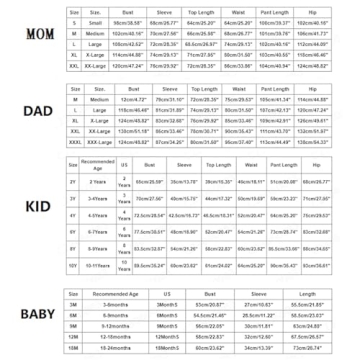 Matching Christmas Pajamas for Family 2024 Sets