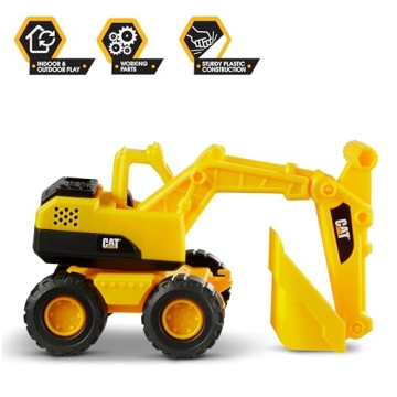 CAT Construction Toys 10" Excavator for Ages 2+