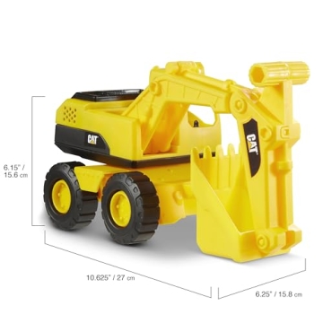 CAT Construction Toys 10" Excavator for Ages 2+