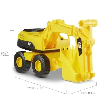 CAT Construction Toys 10" Excavator for Ages 2+