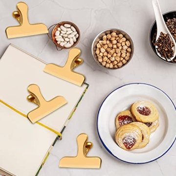 8 Pack Stainless Steel Chip Clips for Fresh Snacks