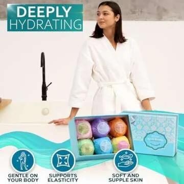 Luxurious Bath Bombs Set - Essential Oils Gift for Her