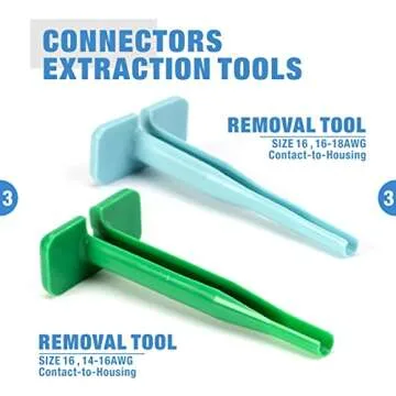 IWISS Deutsch DT Connector Kit in 2,3,4,6,8,12 Pin Way, IP67 Rated Gray Waterproof Housing, Deutsch Size 16 Solid Contacts, DT Connector Removal Tool, Automotive Electrical Connectors 519 Pieces