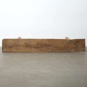 Artissance Large Vintage, Weathered Natural Wood Finish (Size & Color Vary) Indoor Bench