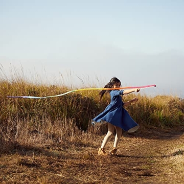 Sarah's Silks Rainbow Streamer - 8' Twirling Fun for Kids