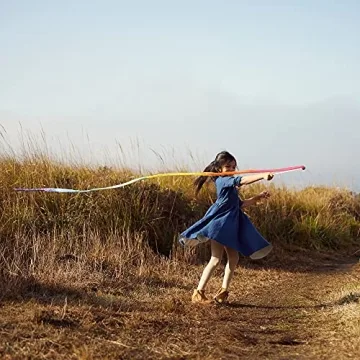 Sarah's Silks Rainbow Streamer - 8' Twirling Fun for Kids