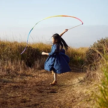 Sarah's Silks Rainbow Streamer - 8' Twirling Fun for Kids