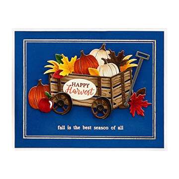 Spellbinders Fall Greetings Stamp for Autumn Crafts