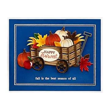 Spellbinders Fall Greetings Stamp for Autumn Crafts