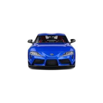 Solido 1:18 Scale Model Toyota GR Supra 2021 - Stratosphere Blue