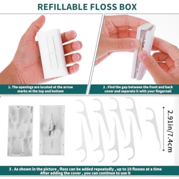 WLLHYF Dental Floss Organizer Case For Easy Travel