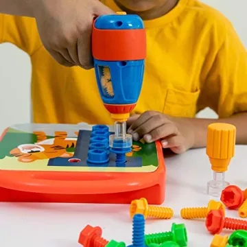 Design & Drill ABCs & 123s Educational Toy for Kids