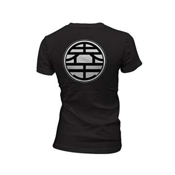 Ripple Junction Dragon Ball Z Kame Symbol Junior T-Shirt Large Black