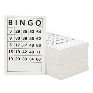 Juvale 180 Reusable Bingo Cards for Fun Gatherings Anywhere!