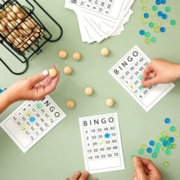 Juvale 180 Reusable Bingo Cards for All Ages